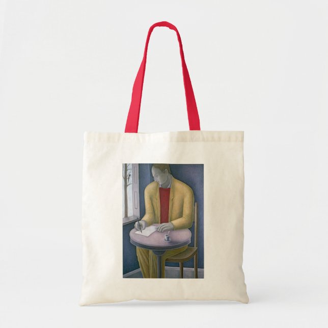 Man Writing 2004 Tote Bag (Front)