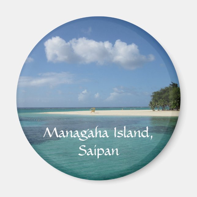 Managaha Island Magnet (Front)