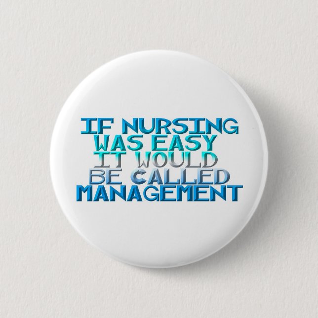 Management 6 Cm Round Badge (Front)