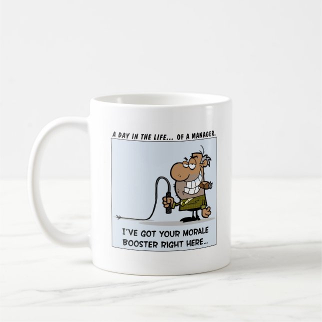 Management Tools for Boosting Employee Morale Coffee Mug (Left)