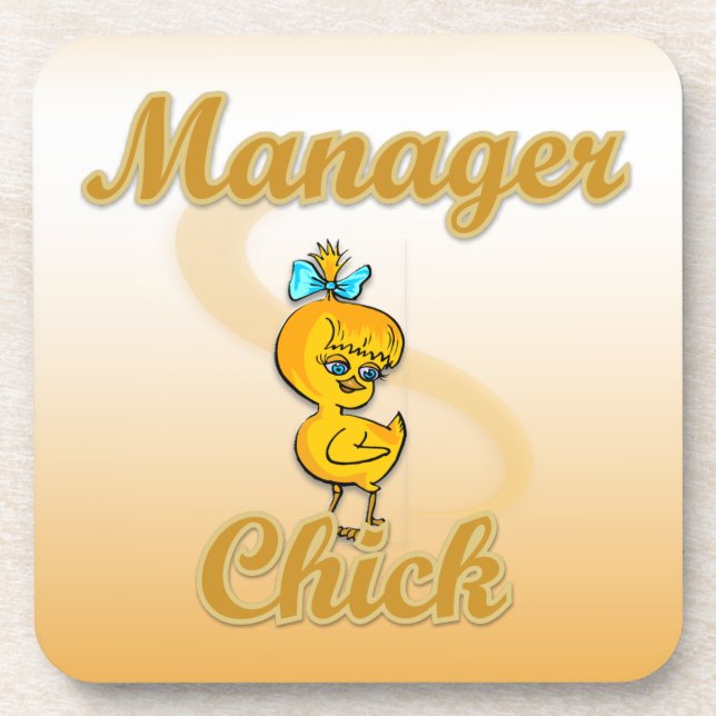 Manager Chick Coaster (Front)