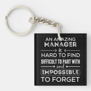 Manager, Gift For Manager, A Truly Great Manager Key Ring