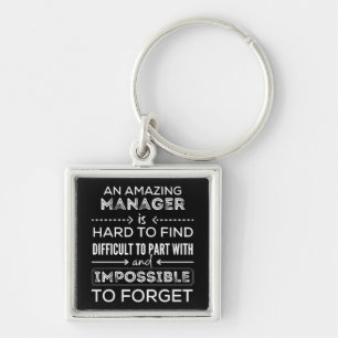 Manager, Gift For Manager, A Truly Great Manager Key Ring