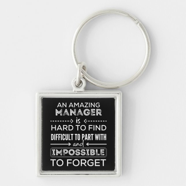Manager, Gift For Manager, A Truly Great Manager Key Ring (Front)
