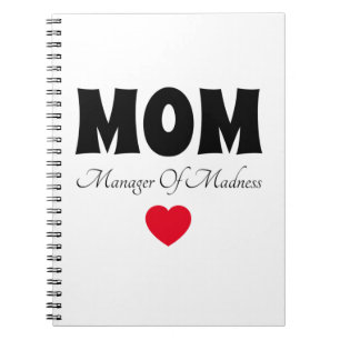 Manager Mum Notebook