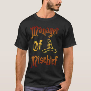 Manager Of Mischief Magical MOM Mischief Manager M T-Shirt