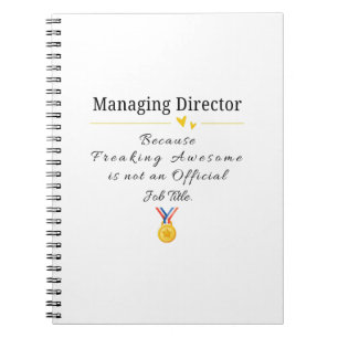 Managing Director Notebook
