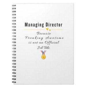 Managing Director Notebook