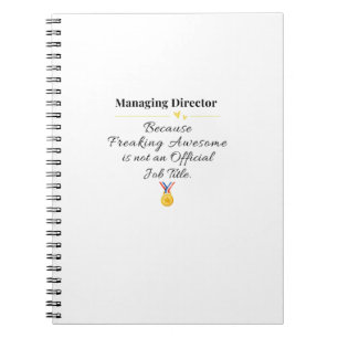 Managing Director Notebook