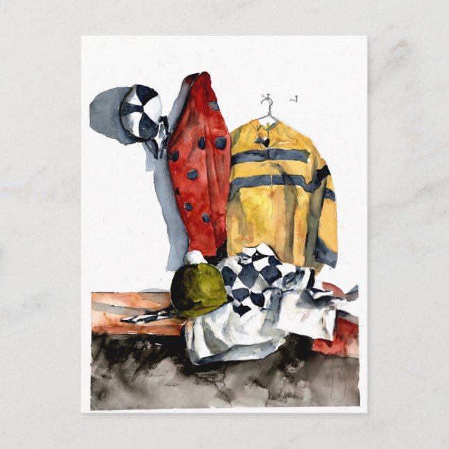 Managing the Fall Art Postcard (Front)