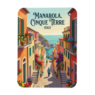 Manarola, Cinque Terre, Italy Italy Magnet
