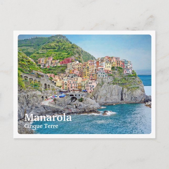 MANAROLA - Cinque Terre  - Liguria - panorama - Postcard (Front)