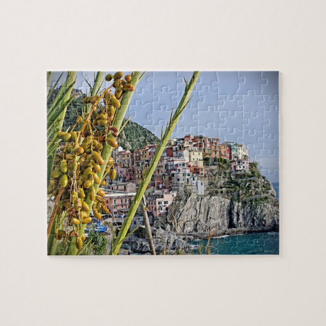 Manarola - Cinque Terre - Olives - 8x10 - 110 pcs. Jigsaw Puzzle (Horizontal)