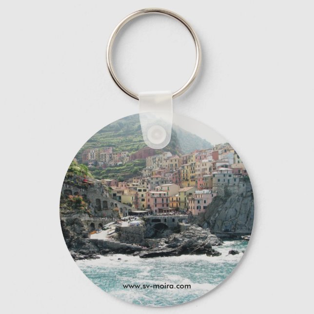 Manarola, Italy Key Ring (Front)