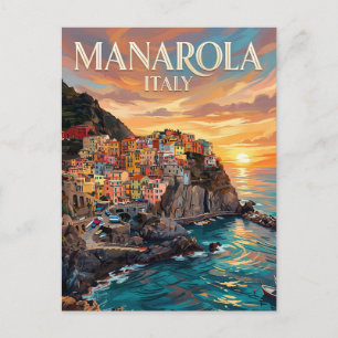 Manarola Italy Postcard