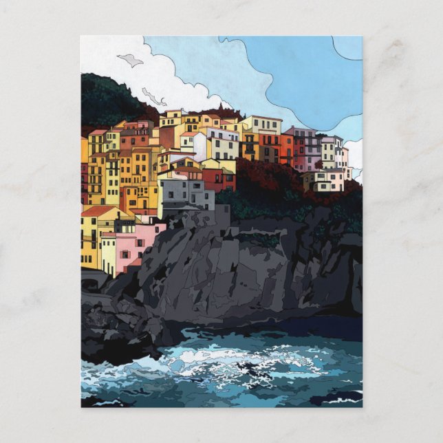 Manarola Postcard (Front)