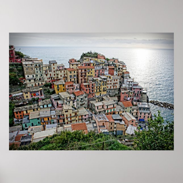 Manarola - The Cinque Terre - Italy Poster (Front)