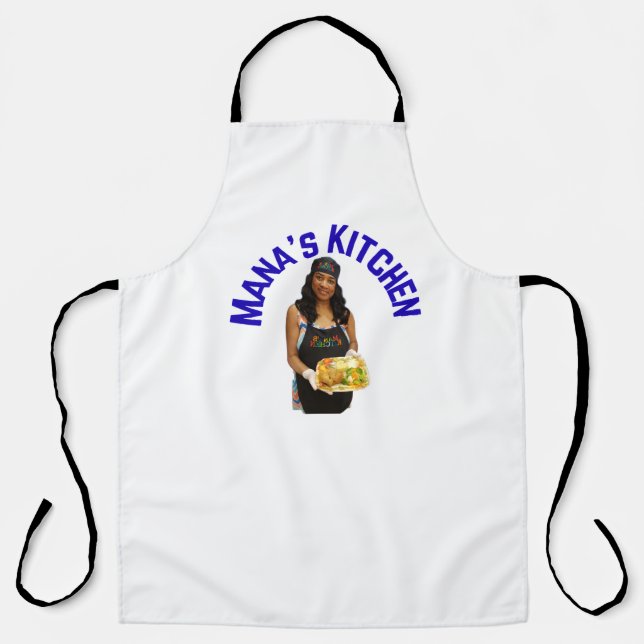 Mana's All-Over Print Apron (Front)