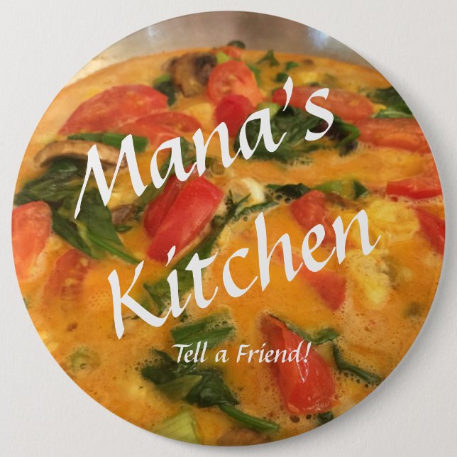Mana's Kitchen Badge (Front)