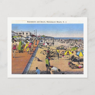 Manasquan, New Jersey, Boardwalk, Vintage Postcard