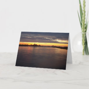 Manasquan River at Dawn Card
