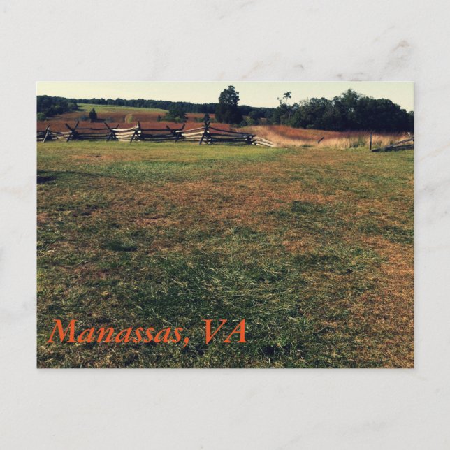 Manassas, VA Postcard (Front)