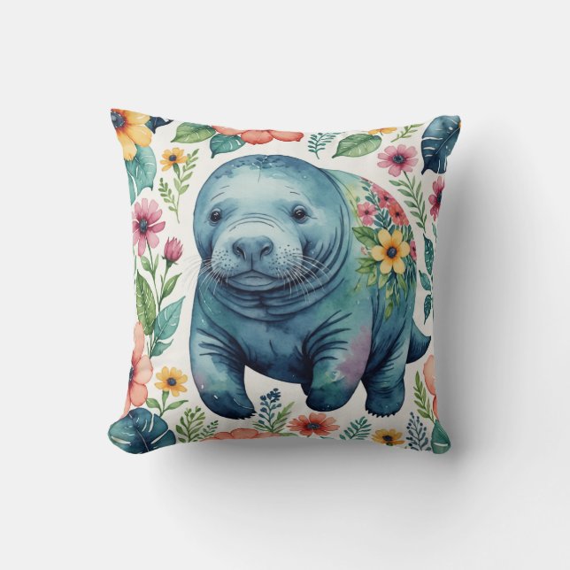 Manatee baby shirt cushion (Front)