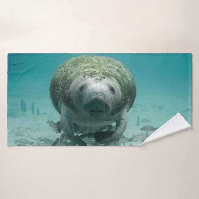 Manatee Bath Towel (Bath Towel)
