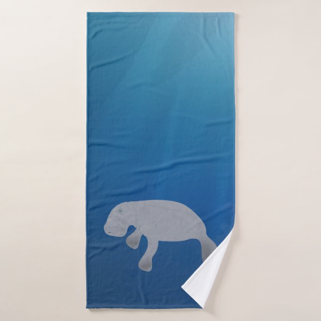 Manatee Bath Towel (Bath Towel)