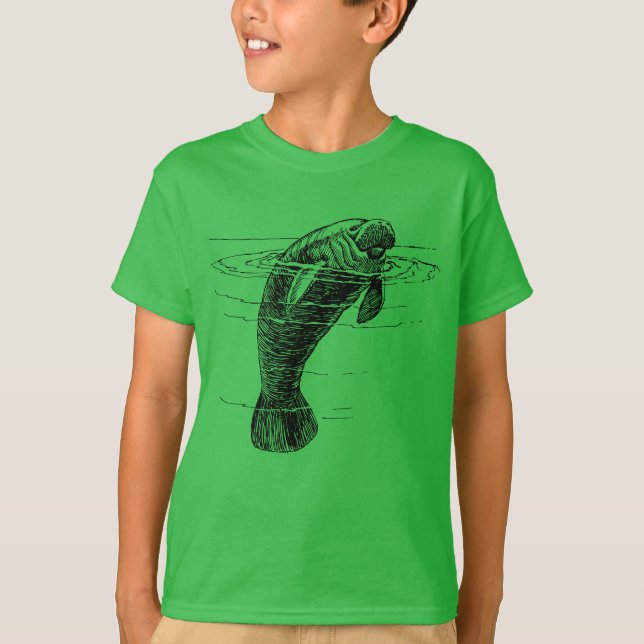 Manatee boys T-Shirt (Front)