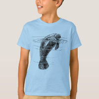 Manatee boys t shirt