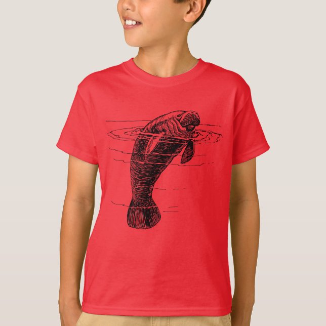 Manatee boys T-Shirt (Front)