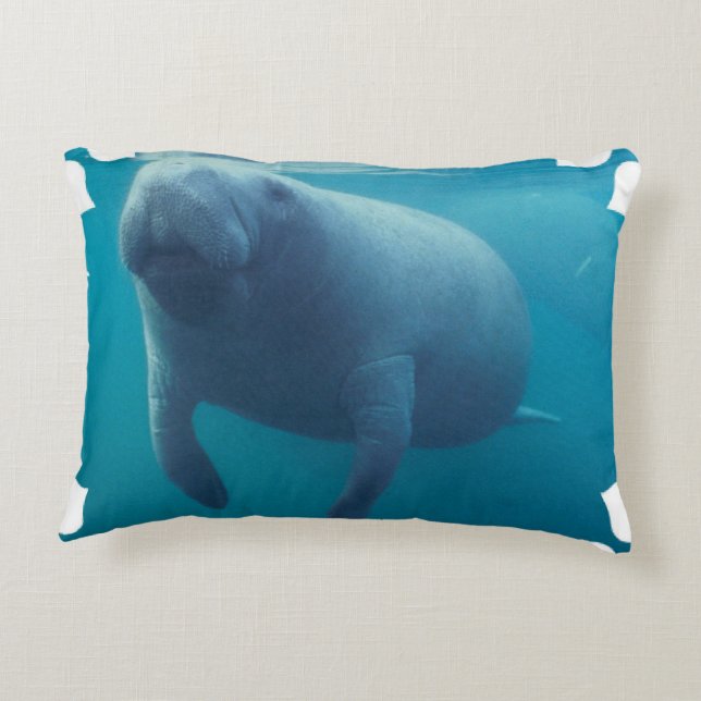 Manatee Decorative Cushion (Back)