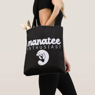 Manatee Enthusiast, Manatee Lover Marine Life Gift Tote Bag
