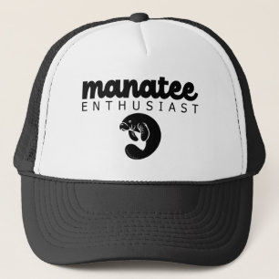 Manatee Enthusiast, Manatee Lover Marine Life Gift Trucker Hat