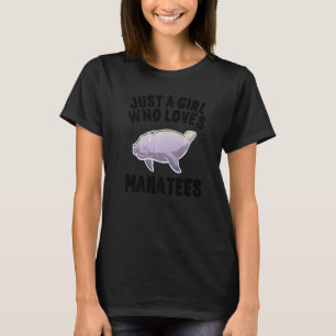 Manatee For Girls Women Kids Sea Cow T-Shirt
