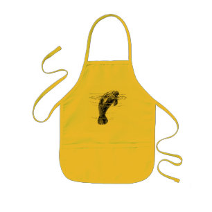 Manatee kids apron