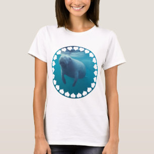 Manatee Ladies Fitted T-Shirt