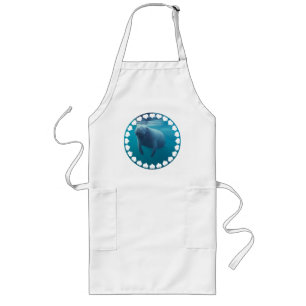 Manatee Long Apron
