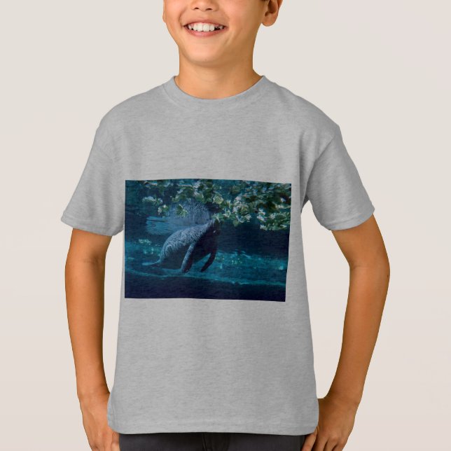 Manatee, Lowry Park Zoo, Tampa Bay, Florida, U.S.A T-Shirt (Front)