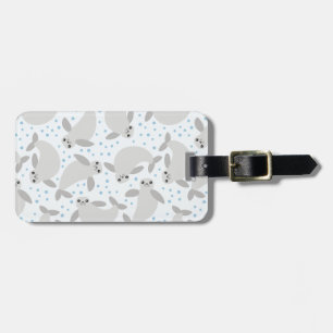 manatee luggage tag