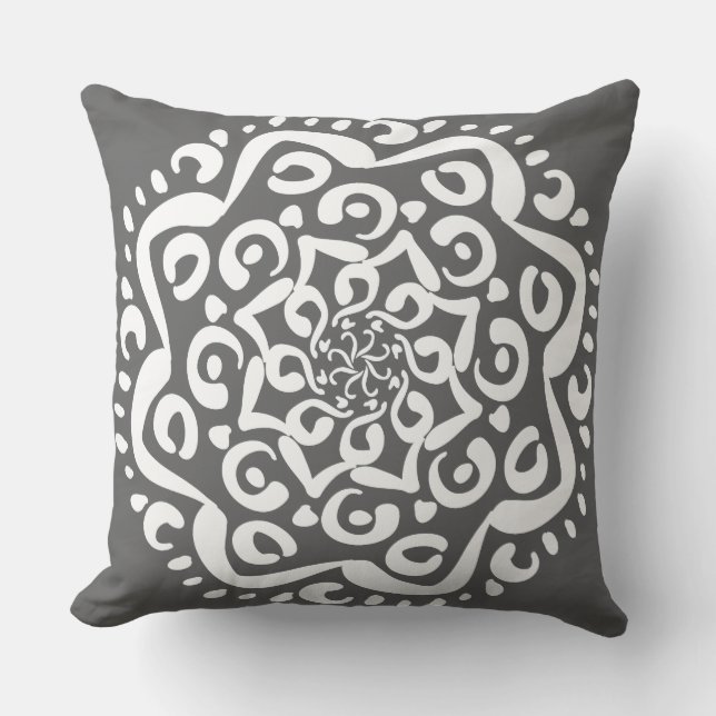 Manatee Mandala Cushion (Front)