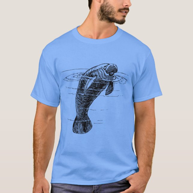 Manatee mens shirt (Front)