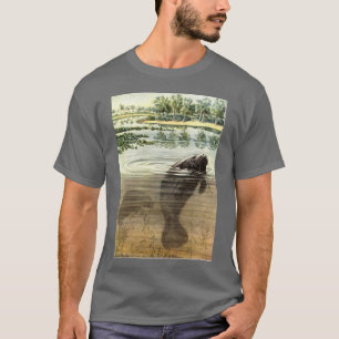 MANATEE PAINTING T-SHIRT