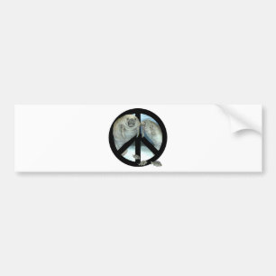 manatee peace bumper sticker