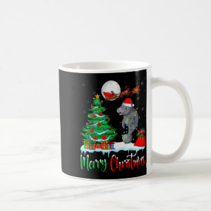Manatee Santa Hat Xmas Tree Merry Christmas Manate Coffee Mug