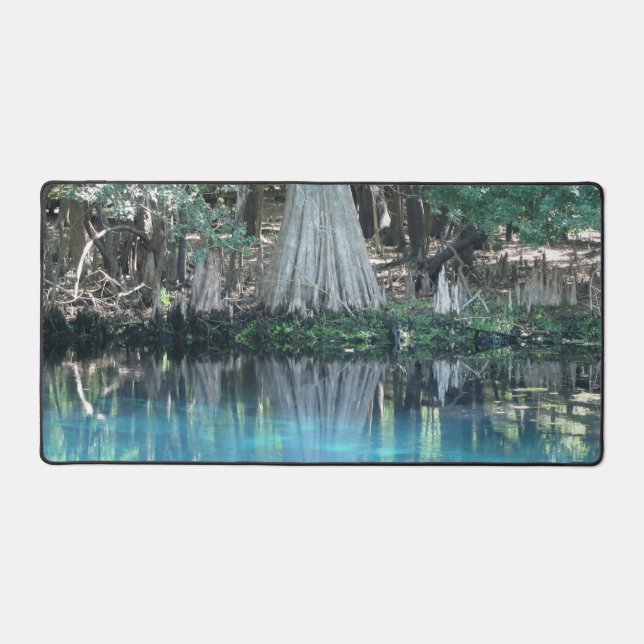 Manatee Springs Custom Desk Mat  (Front)