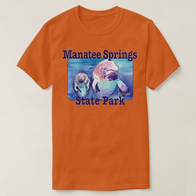 Manatee Springs State Park Florida T-Shirt (Design Front)