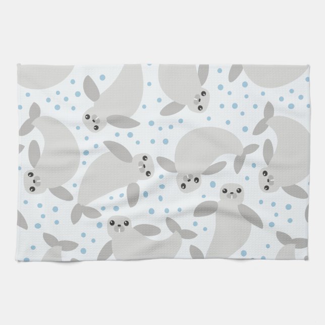 manatee tea towel (Horizontal)