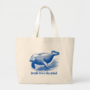 Manatee Tote Bag